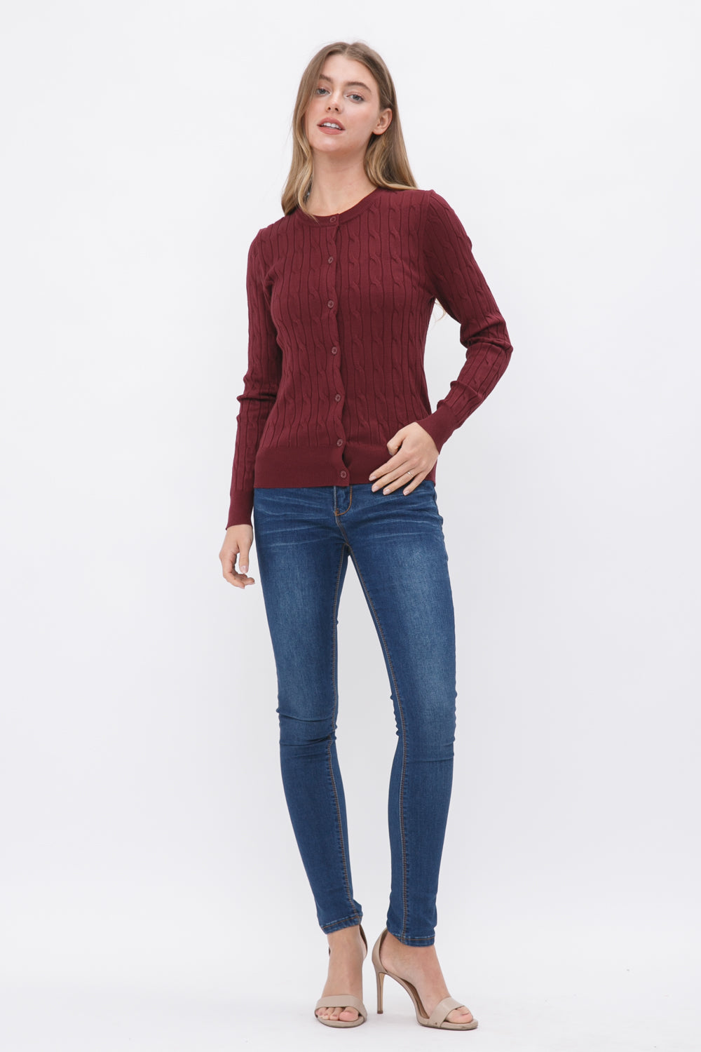 Cielo Women s Sweaters Cardigans for Wholesale Sky 1958